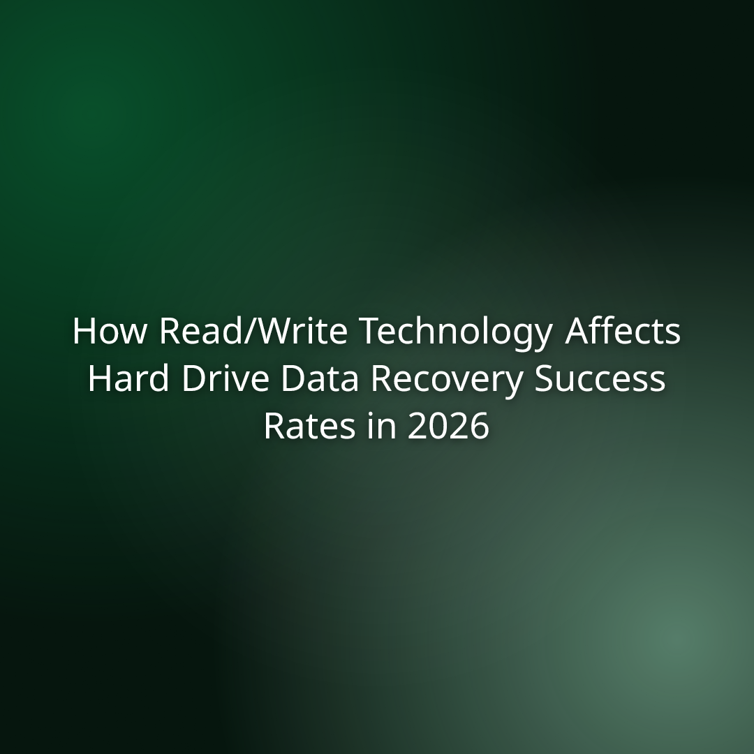 How Read/Write Technology Affects Hard Drive Data Recovery Success Rates in 2026